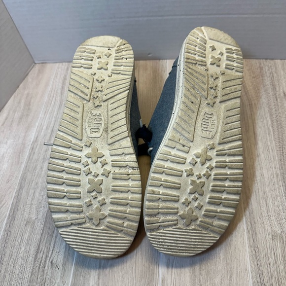 Hey Dude Women's Denim Blue Slip-On Sneakers - Picture 2 of 10